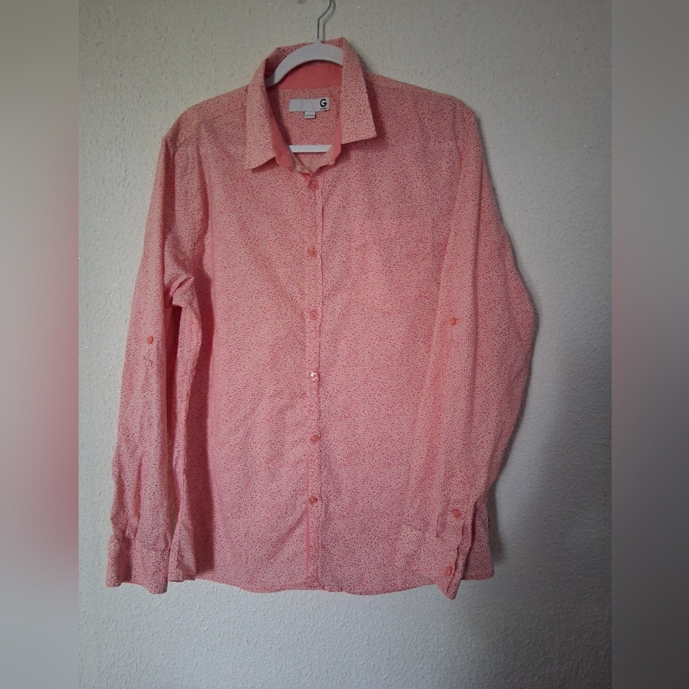 G by Guess Men's Coral Button Down Shirt